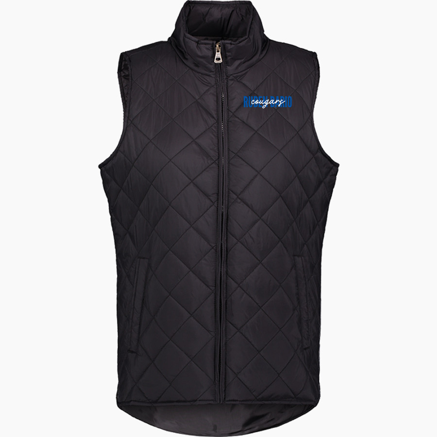 Ruben Dario Cougars <span class="pdp-name-mascot">Ruben Dario Cougars</span> MV Sport Weatherproof Vintage Women's Diamond Quilt Vest