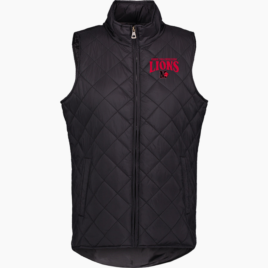 Monroe Lions Cheerleading Lions <span class="pdp-name-mascot">Monroe Lions Cheerleading</span> MV Sport Weatherproof Vintage Women's Diamond Quilt Vest