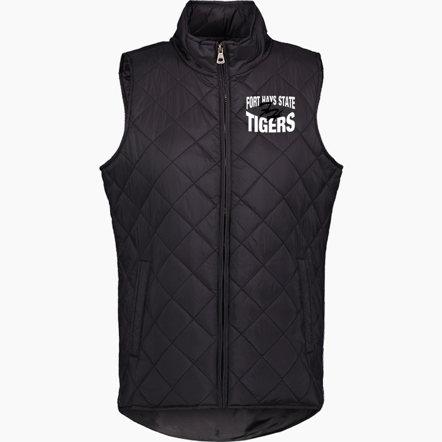 Fort Hays State University Tigers MV Sport Weatherproof Vintage Women's Diamond Quilt Vest
