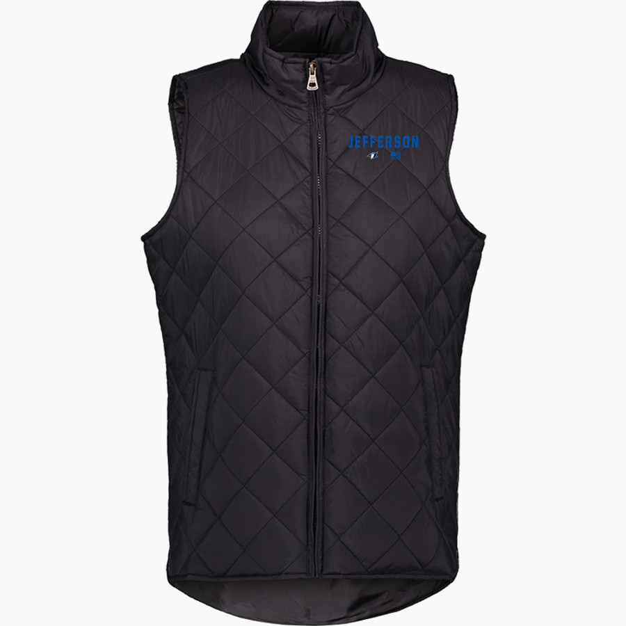JEFFERSON HIGH SCHOOL BLUEJAYS <span class="pdp-name-mascot">JEFFERSON BLUEJAYS</span> MV Sport Weatherproof Vintage Women's Diamond Quilt Vest
