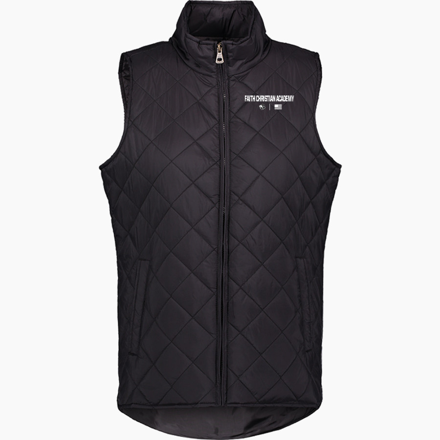 FAITH CHRISTIAN ACADEMY LIONS <span class="pdp-name-mascot">FAITH LIONS</span> MV Sport Weatherproof Vintage Women's Diamond Quilt Vest