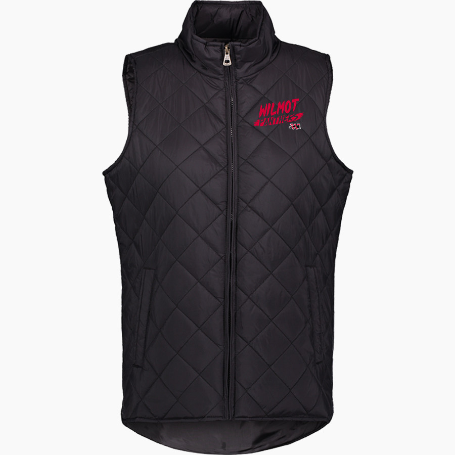 WILMOT UNION HIGH SCHOOL PANTHERS <span class="pdp-name-mascot">WILMOT PANTHERS</span> MV Sport Weatherproof Vintage Women's Diamond Quilt Vest