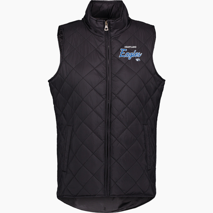 HEARTLAND CHRISTIAN ACADEMY EAGLES <span class="pdp-name-mascot">HEARTLAND EAGLES</span> MV Sport Weatherproof Vintage Women's Diamond Quilt Vest