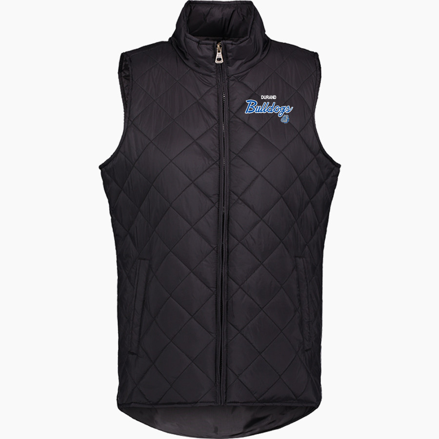 DURAND HIGH SCHOOL BULLDOGS Weatherproof Vintage Women's Diamond Quilt Vest