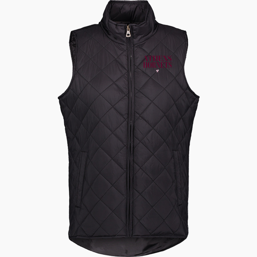 Athens Hornets <span class="pdp-name-mascot">Athens Hornets</span> MV Sport Weatherproof Vintage Women's Diamond Quilt Vest