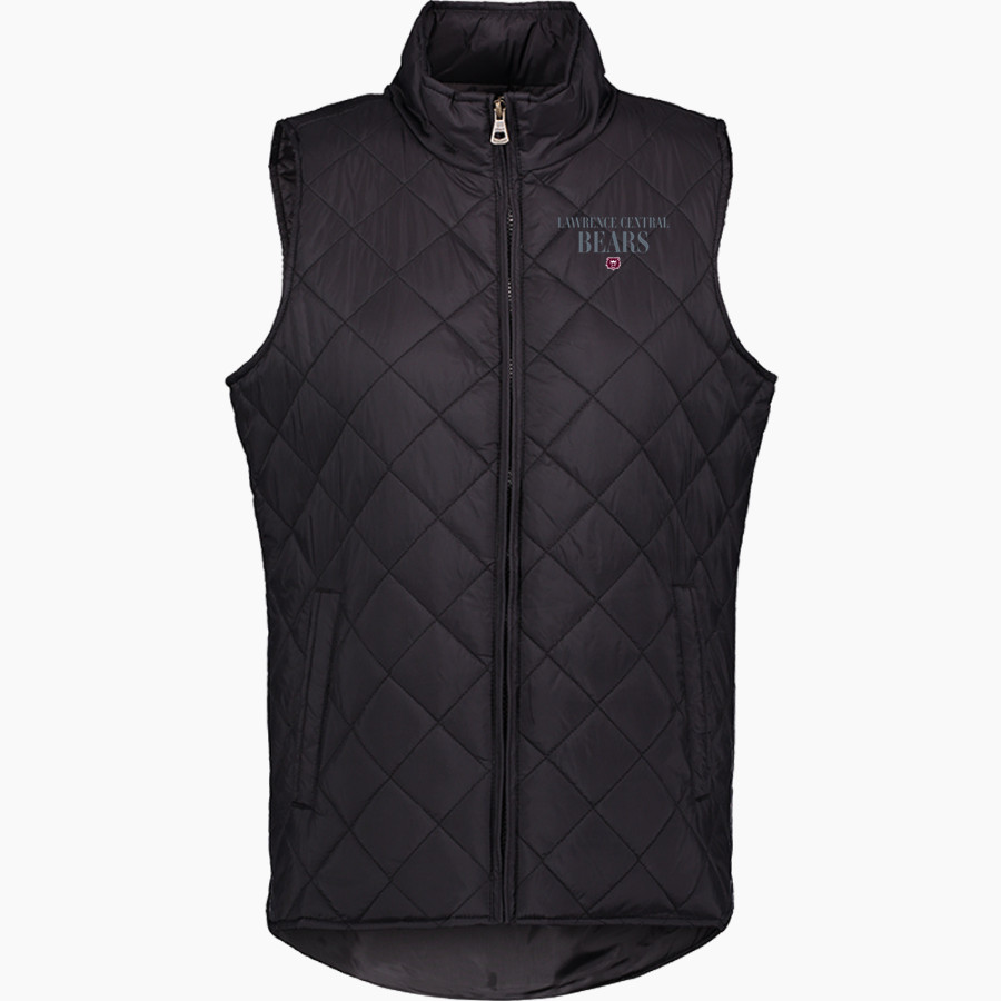 LAWRENCE CENTRAL HIGH SCHOOL BEARS <span class="pdp-name-mascot">LAWRENCE BEARS</span> MV Sport Weatherproof Vintage Women's Diamond Quilt Vest