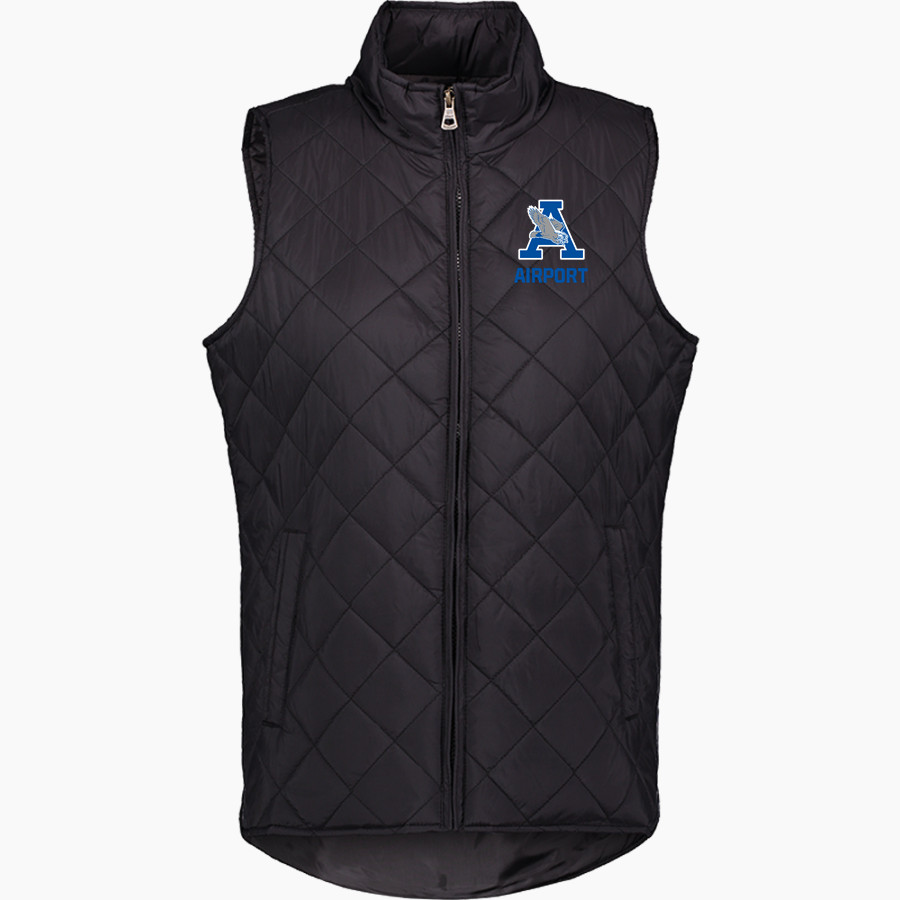 AHS leads official sideline store <span class="pdp-name-mascot">AIRPORT EAGLES</span> MV Sport Weatherproof Vintage Women's Diamond Quilt Vest