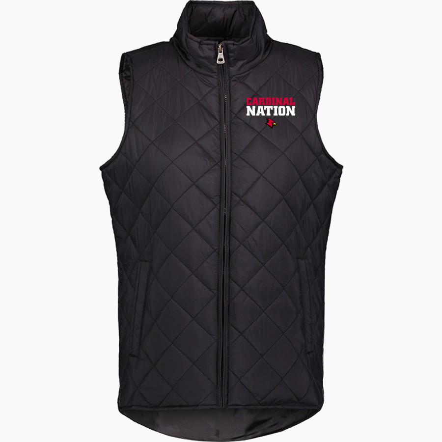 Suny Plattsburgh Cardinals <span class="pdp-name-mascot">Suny Plattsburgh Cardinals</span> MV Sport Weatherproof Vintage Women's Diamond Quilt Vest