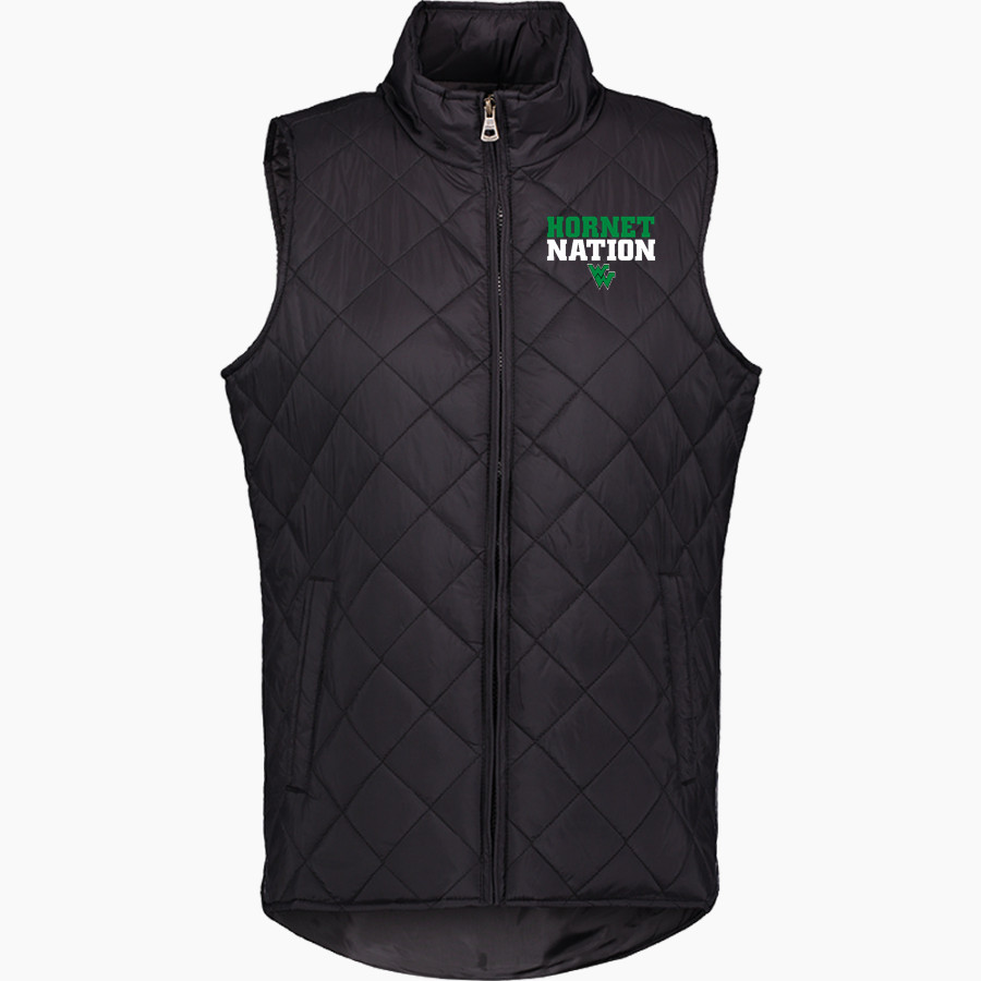 WEEKI WACHEE HIGH SCHOOL HORNETS <span class="pdp-name-mascot">WEEKI WACHEE HORNETS</span> MV Sport Weatherproof Vintage Women's Diamond Quilt Vest