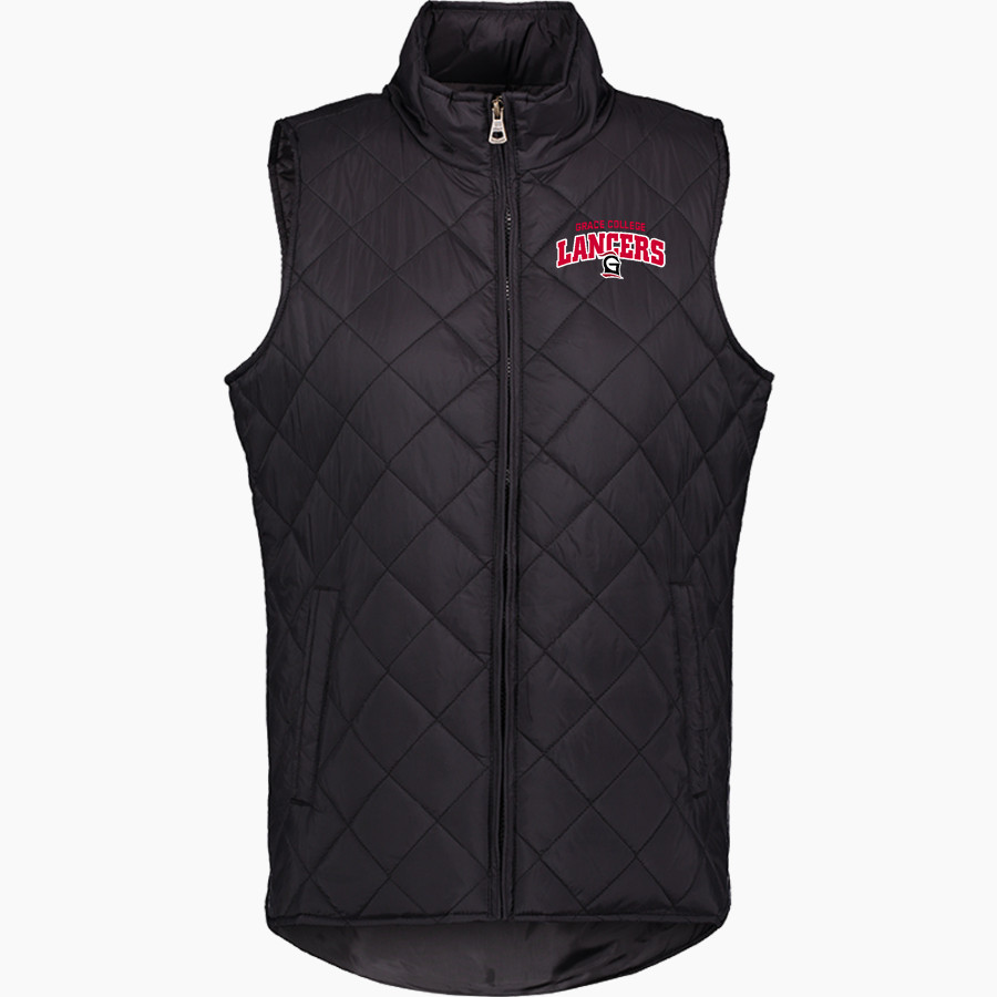 Grace College Lancers <span class="pdp-name-mascot">Grace College Lancers</span> MV Sport Weatherproof Vintage Women's Diamond Quilt Vest