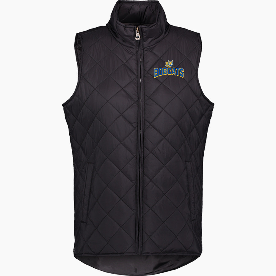 BACON ACADEMY BOBCATS <span class="pdp-name-mascot">BACON ACADEMY BOBCATS</span> MV Sport Weatherproof Vintage Women's Diamond Quilt Vest