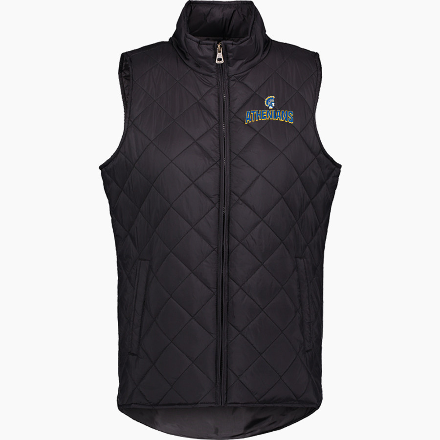 CRAWFORDSVILLE HIGH SCHOOL ATHENIANS MV Sport Weatherproof Vintage Women's Diamond Quilt Vest