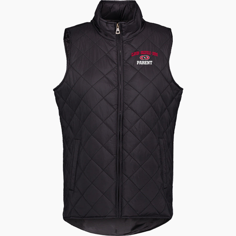 CLARION-GOLDFIELD-DOWS HIGH SCHOOL COWBOYS <span class="pdp-name-mascot">CLARION - GOLDFIELD COWBOYS</span> MV Sport Weatherproof Vintage Women's Diamond Quilt Vest