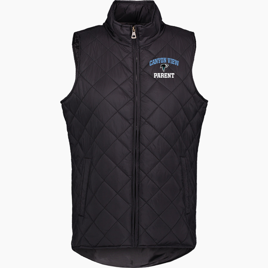 Canyon View Falcons MV Sport Weatherproof Vintage Women's Diamond Quilt Vest