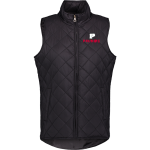 Parma Panthers <span class="pdp-name-mascot">Parma Panthers</span> MV Sport Weatherproof Vintage Women's Diamond Quilt Vest Front Thumbnail