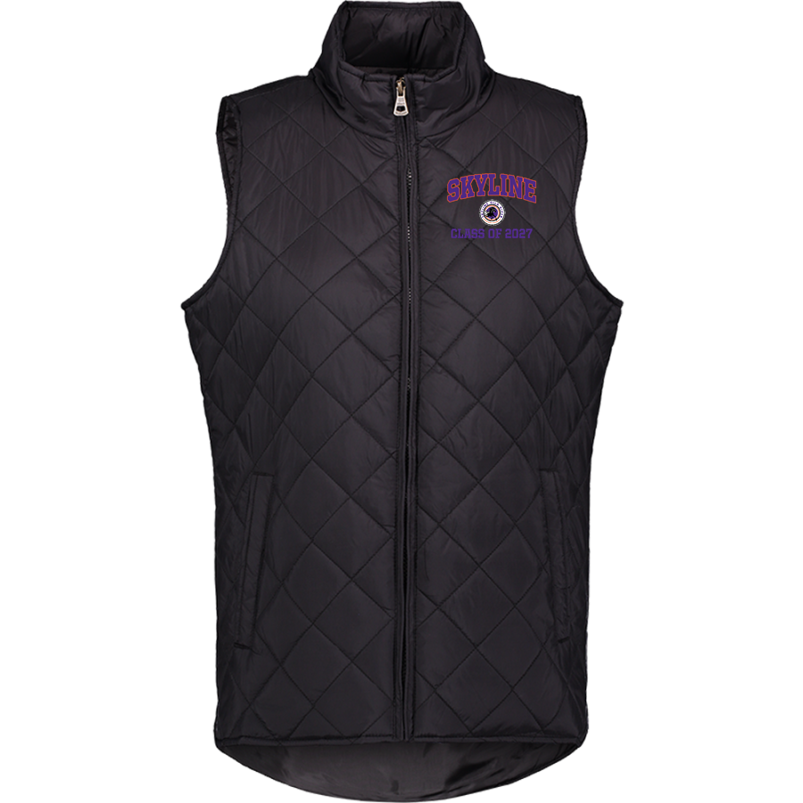 Skyline Gila River Mustangs <span class="pdp-name-mascot">Skyline Mustangs</span> MV Sport Weatherproof Vintage Women's Diamond Quilt Vest