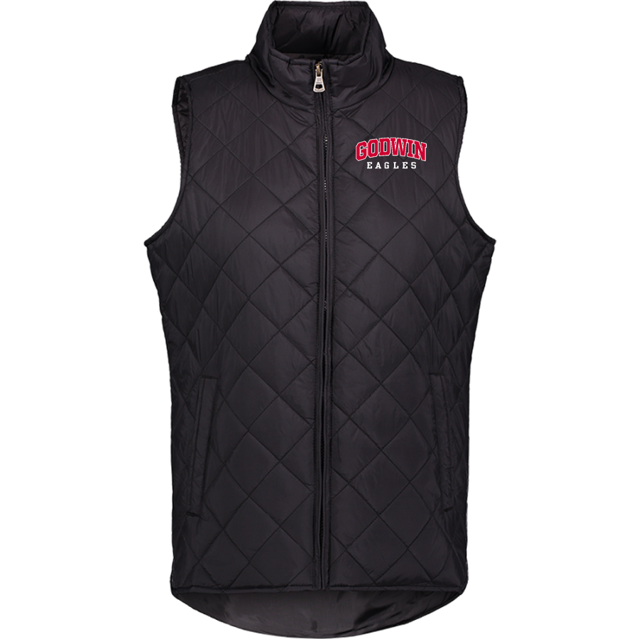 Godwin Eagles <span class="pdp-name-mascot">Godwin Eagles</span> MV Sport Weatherproof Vintage Women's Diamond Quilt Vest