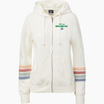 Mount Alvernia Academy Hawks <span class="pdp-name-mascot">Mount Alvernia Academy Hawks</span> MV Sport Women's Naamah Multi Sleeve Stripe Full Zip Hoodie Front Thumbnail
