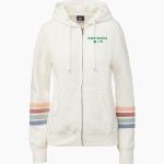 Risen Church <span class="pdp-name-mascot">Risen Church</span> MV Sport Women's Naamah Multi Sleeve Stripe Full Zip Hoodie Front Thumbnail