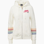 SENTINEL HIGH SCHOOL BULLDOGS <span class="pdp-name-mascot">SENTINEL BULLDOGS</span> MV Sport Women's Naamah Multi Sleeve Stripe Full Zip Hoodie Front Thumbnail
