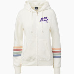 ELGIN HIGH SCHOOL WILDCATS <span class="pdp-name-mascot">ELGIN WILDCATS</span> MV Sport Women's Naamah Multi Sleeve Stripe Full Zip Hoodie Front Thumbnail