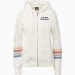 Superior Yellowjackets <span class="pdp-name-mascot">UW Superior Yellowjackets</span> MV Sport Women's Naamah Multi Sleeve Stripe Full Zip Hoodie Front Thumbnail