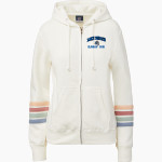 LAKE ZURICH HIGH SCHOOL BEARS <span class="pdp-name-mascot">LAKE ZURICH BEARS</span> MV Sport Women's Naamah Multi Sleeve Stripe Full Zip Hoodie Front Thumbnail