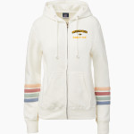Champion Schools Stingers <span class="pdp-name-mascot">Champion Schools- Chandler Stingers</span> MV Sport Women's Naamah Multi Sleeve Stripe Full Zip Hoodie Front Thumbnail
