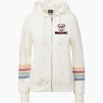 EAST PALESTINE HIGH SCHOOL BULLDOGS <span class="pdp-name-mascot">EAST PALESTINE BULLDOGS</span> MV Sport Women's Naamah Multi Sleeve Stripe Full Zip Hoodie Front Thumbnail