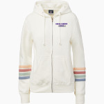 MARYVILLE CHRISTIAN SCHOOL EAGLES <span class="pdp-name-mascot">MARYVILLE CHRISTIAN EAGLES</span> MV Sport Women's Naamah Multi Sleeve Stripe Full Zip Hoodie Front Thumbnail