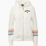 BELLEVILLE HIGH SCHOOL WILDCATS <span class="pdp-name-mascot">BELLEVILLE WILDCATS</span> MV Sport Women's Naamah Multi Sleeve Stripe Full Zip Hoodie Front Thumbnail