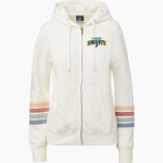 Castle Knights <span class="pdp-name-mascot">Castle Knights</span> MV Sport Women's Naamah Multi Sleeve Stripe Full Zip Hoodie Front Thumbnail