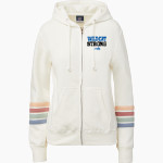 UMPIRE HIGH SCHOOL WILDCATS <span class="pdp-name-mascot">UMPIRE WILDCATS</span> MV Sport Women's Naamah Multi Sleeve Stripe Full Zip Hoodie Front Thumbnail