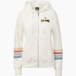 Avoca-Prattsburgh Titans <span class="pdp-name-mascot">Avoca-Prattsburgh</span> MV Sport Women's Naamah Multi Sleeve Stripe Full Zip Hoodie Front Thumbnail