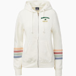 ARCHBISHOP CARROLL HIGH SCHOOL LIONS <span class="pdp-name-mascot">ARCHBISHOP CARROLL LIONS</span> MV Sport Women's Naamah Multi Sleeve Stripe Full Zip Hoodie Front Thumbnail