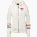 Manitowoc Lutheran Lancers <span class="pdp-name-mascot">Manitowoc Lutheran High School Lancers</span> MV Sport Women's Naamah Multi Sleeve Stripe Full Zip Hoodie Front Thumbnail