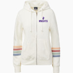 Eastern Greenbrier Knights <span class="pdp-name-mascot">Eastern Greenbrier Knights</span> MV Sport Women's Naamah Multi Sleeve Stripe Full Zip Hoodie Front Thumbnail