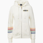 Franklin Road Christian School Minutemen <span class="pdp-name-mascot">Franklin Road Christian School</span> MV Sport Women's Naamah Multi Sleeve Stripe Full Zip Hoodie Front Thumbnail