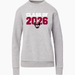 Indiana University of Pennsylvania <span class="pdp-name-mascot">Indiana University Of PA Hawks</span> MV Sport Women's Raelynn Cloud Fleece Crew Front Thumbnail