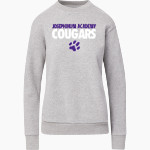 Josephinum Academy of the Sacred Heart <span class="pdp-name-mascot">Josephinum Academy Cougars</span> MV Sport Women's Raelynn Cloud Fleece Crew Front Thumbnail