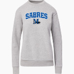 Marian SABRES <span class="pdp-name-mascot">Marian University SABRES</span> MV Sport Women's Raelynn Cloud Fleece Crew Front Thumbnail