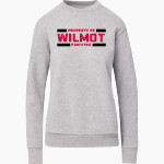 WILMOT UNION HIGH SCHOOL PANTHERS MV Sport Women's Raelynn Cloud Fleece Crew Front Thumbnail
