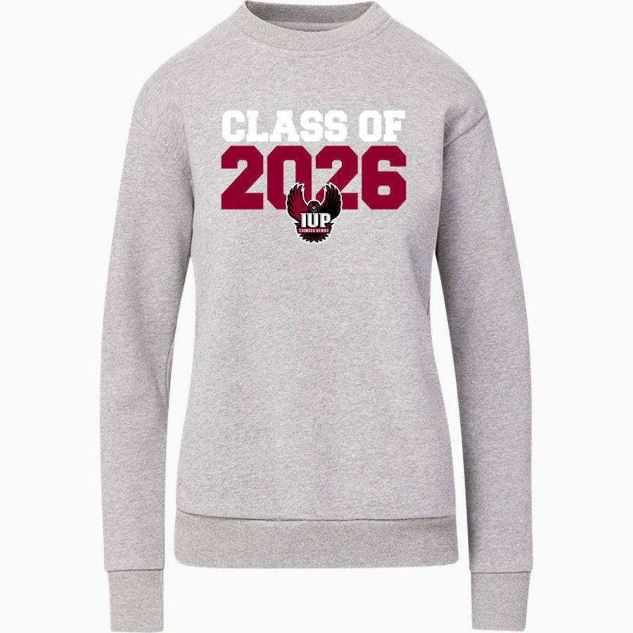 Indiana University of Pennsylvania <span class="pdp-name-mascot">Indiana University Of PA Hawks</span> MV Sport Women's Raelynn Cloud Fleece Crew