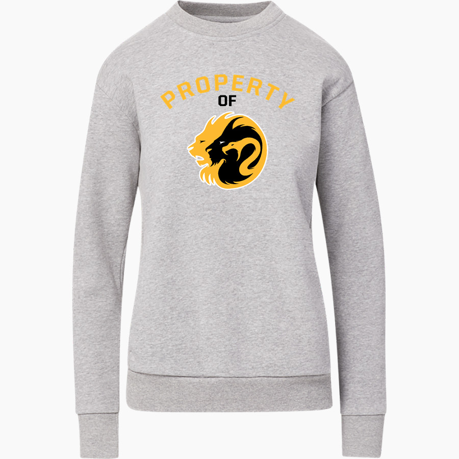 LYNNWOOD HIGH SCHOOL ROYALS <span class="pdp-name-mascot">LYNNWOOD ROYALS</span> MV Sport Women's Raelynn Cloud Fleece Crew