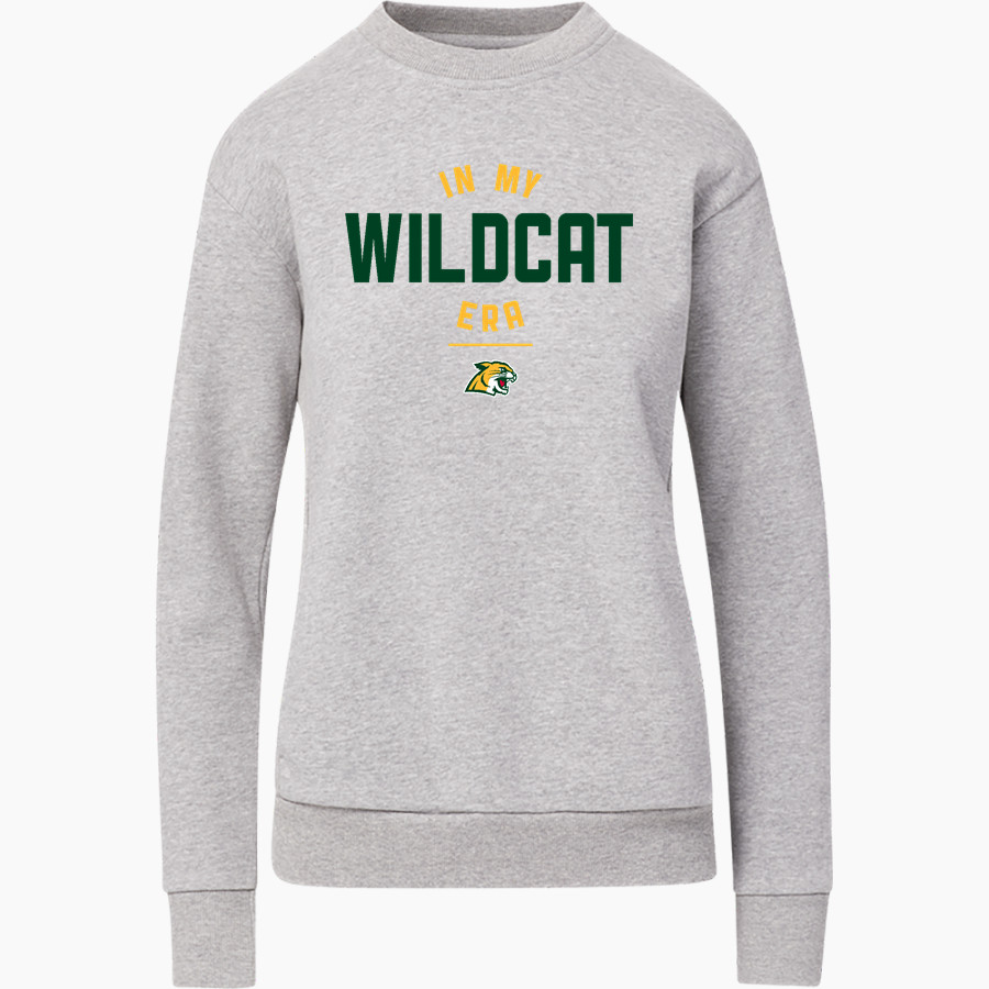 Northern Michigan Wildcats <span class="pdp-name-mascot">Northern Michigan Wildcats</span> MV Sport Women's Raelynn Cloud Fleece Crew