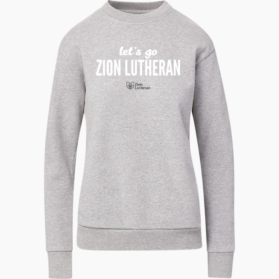 Zion Lutheran School Panthers MV Sport Women's Raelynn Cloud Fleece Crew