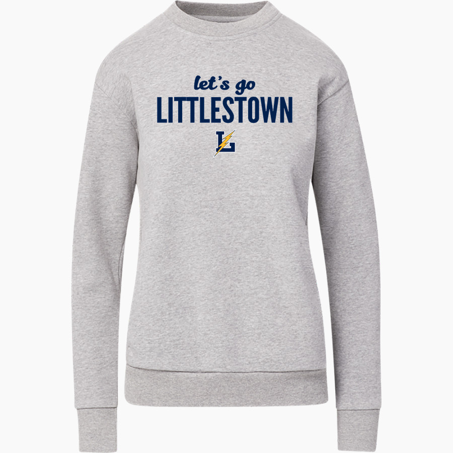 LITTLESTOWN HIGH SCHOOL THUNDERBOLTS MV Sport Women's Raelynn Cloud Fleece Crew