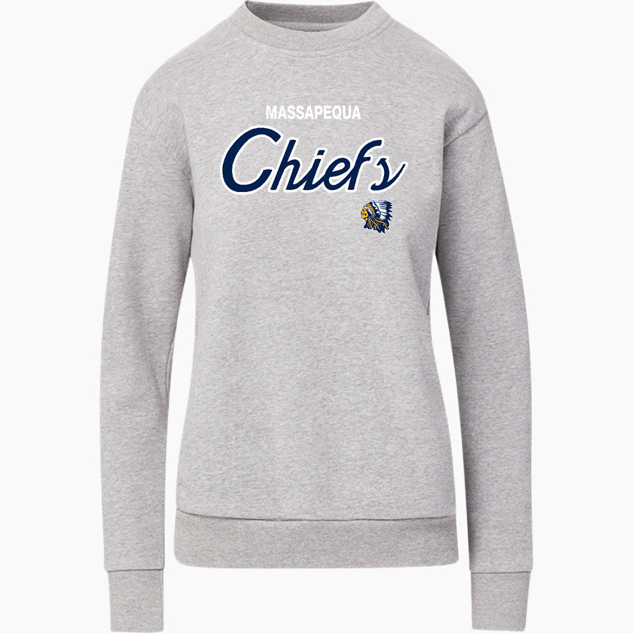 Massapequa Chiefs <span class="pdp-name-mascot">Massapequa Chiefs</span> MV Sport Women's Raelynn Cloud Fleece Crew