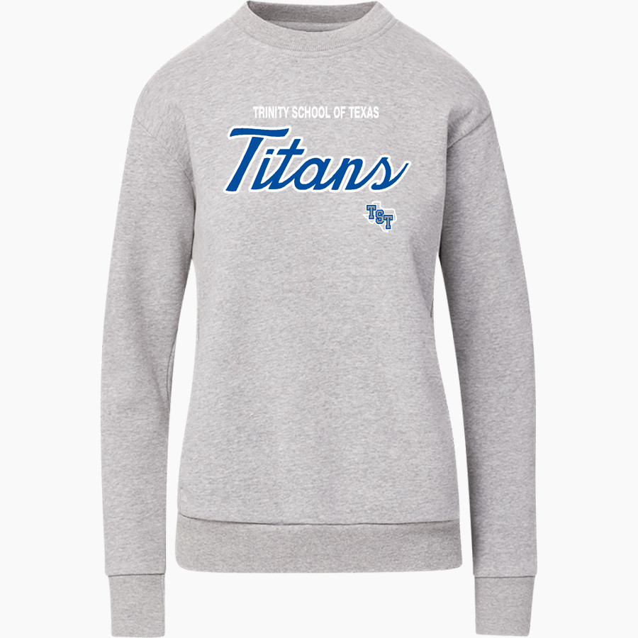 TRINITY SCHOOL OF TEXAS TITANS MV Sport Women's Raelynn Cloud Fleece Crew