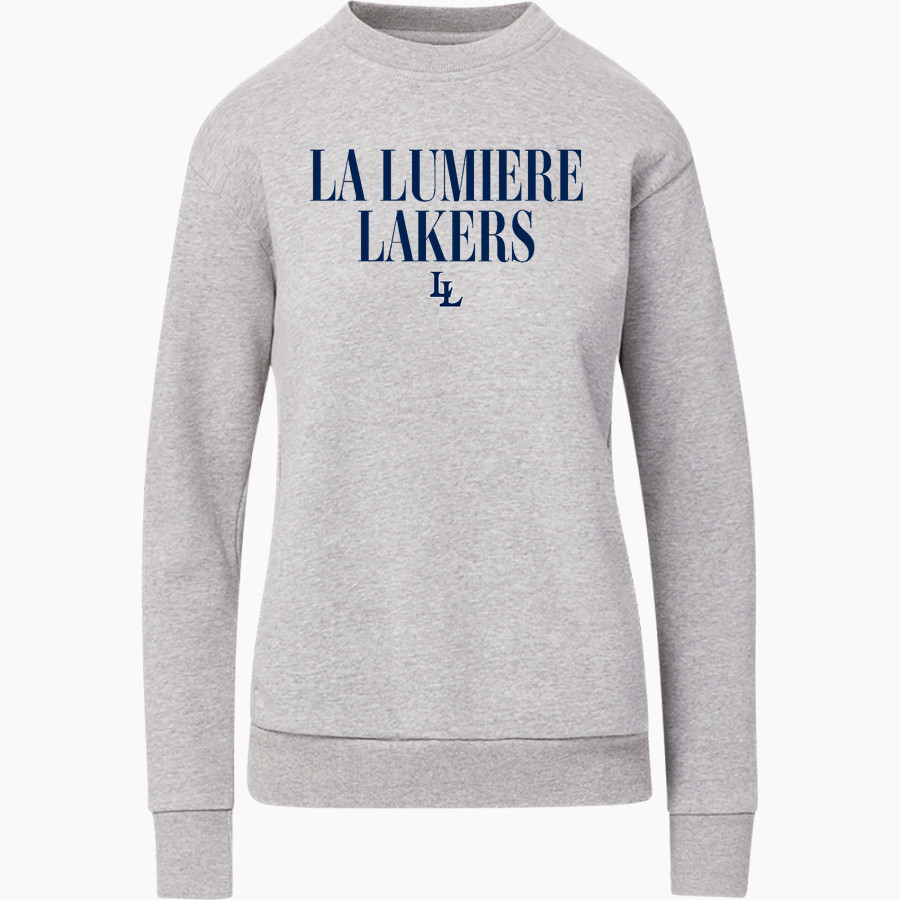 La Lumiere School Lakers Online Store MV Sport Women's Raelynn Cloud Fleece Crew
